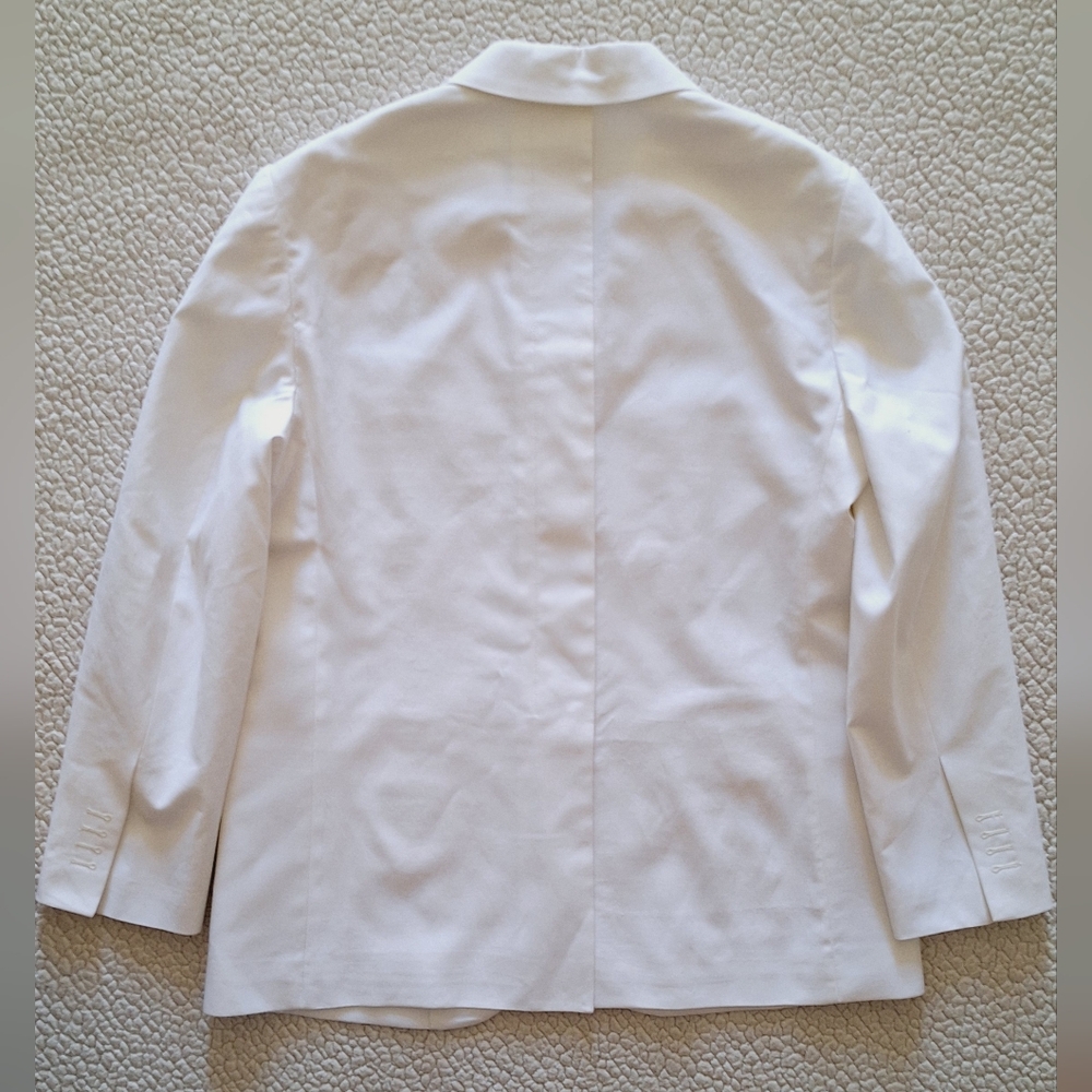 PROENZA SCHOULER Runway Sandis White Blazer Jacket Cotton Viscose US 10 Org$2290 - Picture 9 of 16
